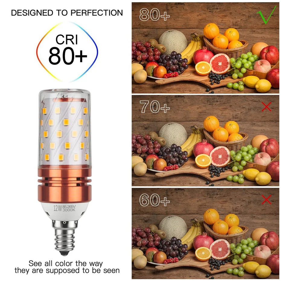 Низкая цена 5 шт. светодиодная кукурузная лампа E27 E14 SMD2835 без мерцания 8 Вт 12 16 85 В-240