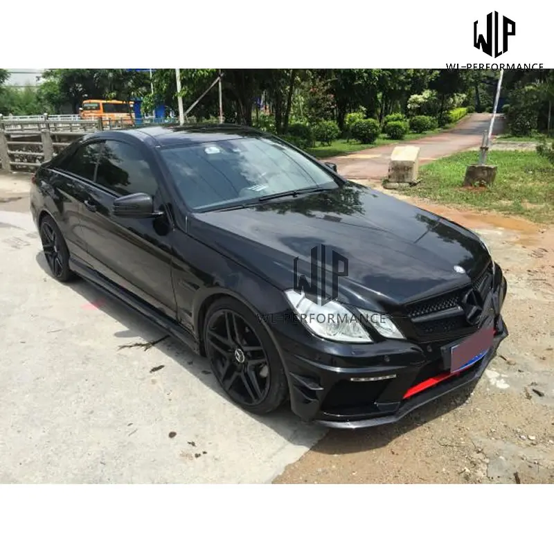 W207 C207 E260 Coupe FRP Неокрашенный комплект кузова автомобиля передний и задний бампер