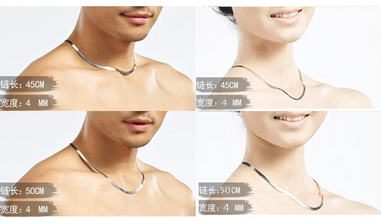New Arrival high quality classic design men`s necklaces 925 sterling silver men necklace jewelry promotion wholesale gift X193 | Украшения