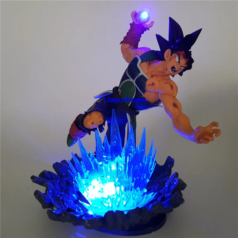 Dragon Ball Z Goku отец лопуха Светодиодная лампа ночник фигурки Супер Saiyan Dragon Ball Супер лопуха фигурка Lampara MY