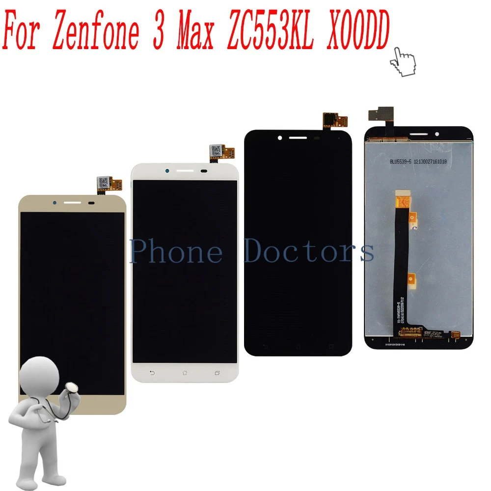 

5.5 inch Full LCD DIsplay+Touch Screen Digitizer Assembly For Asus ZenFone 3 Max ZC553KL X00DD X00DDA X00DDB