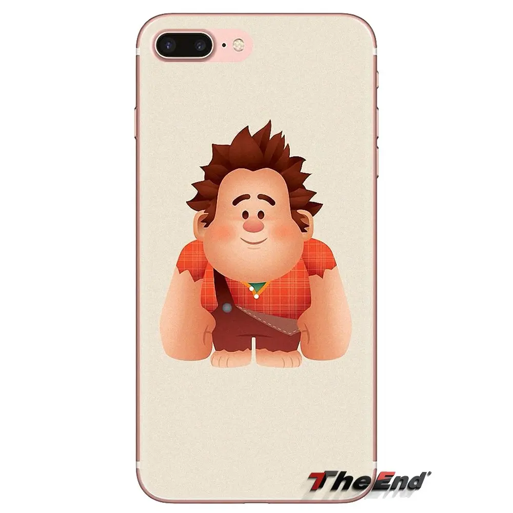 Soft Transparent Shell Covers For Samsung Galaxy J1 J2 J3 J4 J5 J6 J7 J8 Plus 2018 Prime 2015 2016 2017 Wreck it Ralph |