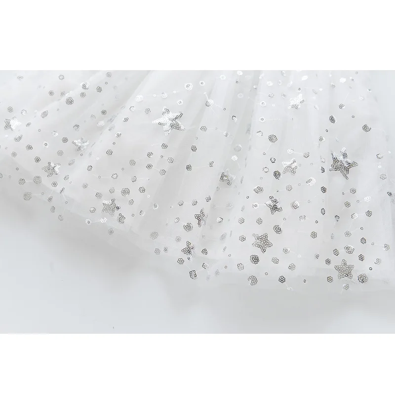Girls Dresses 2020 Summer New Children's Clothing Fashion Sweet Stars Sequins Round Neck Sleeveless Princess Vest Dress | Детская