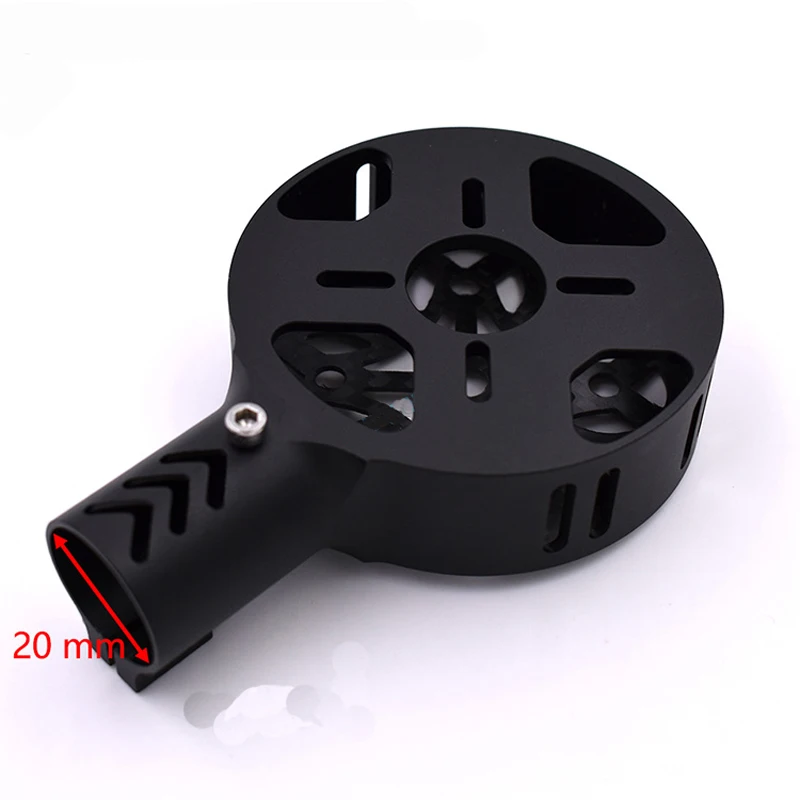 

2PCS CNC Aluminum Alloy Motor Fixture Mount Fixed Seat Base Holder Bracket Support for 20mm Tube Quadcopter Drone