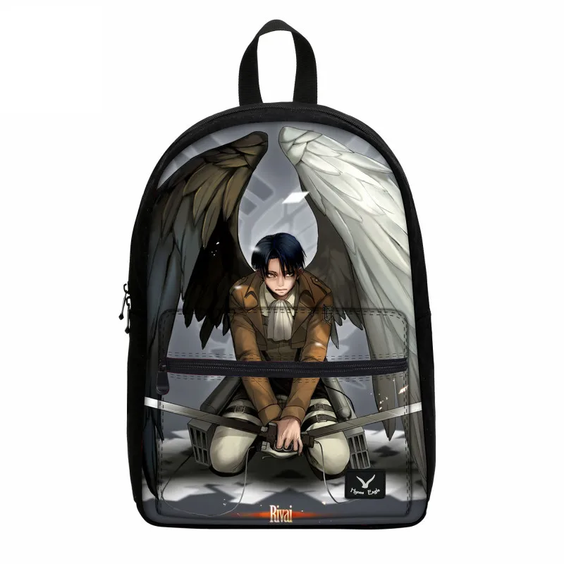 VEEVANV с модным принтом Bookbag детей школьная сумка атака на Титанов холст рюкзак