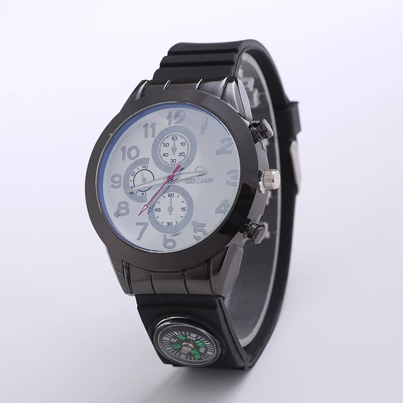 Прямая поставка 2017 Топ бренд роскошные армейские силиконовые деловые кварцевые