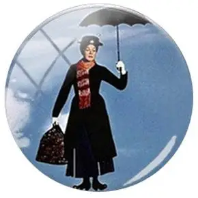 NS412 4 TAFREE классический фильм Mary Poppins картина DIY 25 мм стеклянный кабошон купол для браслета ожерелье Ювелирные серьги фурнитура - Цвет: NS412 4