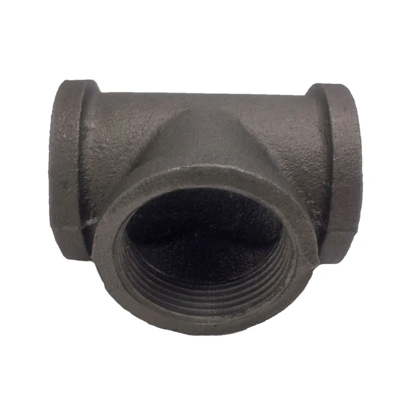 1/2 &quotƉ/4 'трубы ковкого железа с резьбой тройник трубы штуцер DIY украшения дома