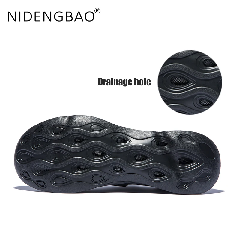 Мужские летние дышащие кроссовки быстросохнущие пляжные носки большого размера