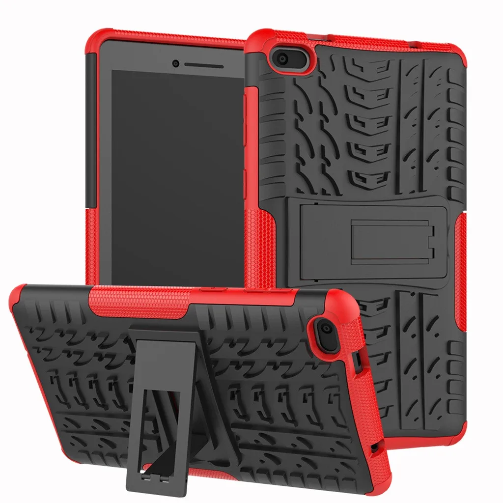 Multicolored Hard For Lenovo Tab E7 Flat Sheath Protection Cover With Kickstand exterior Snug fit protection Simple Lightweight |