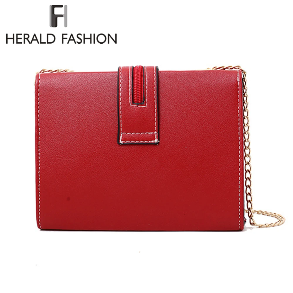 Herald Fashion качественные женские кожаные сумки мессенджеры женская сумка через