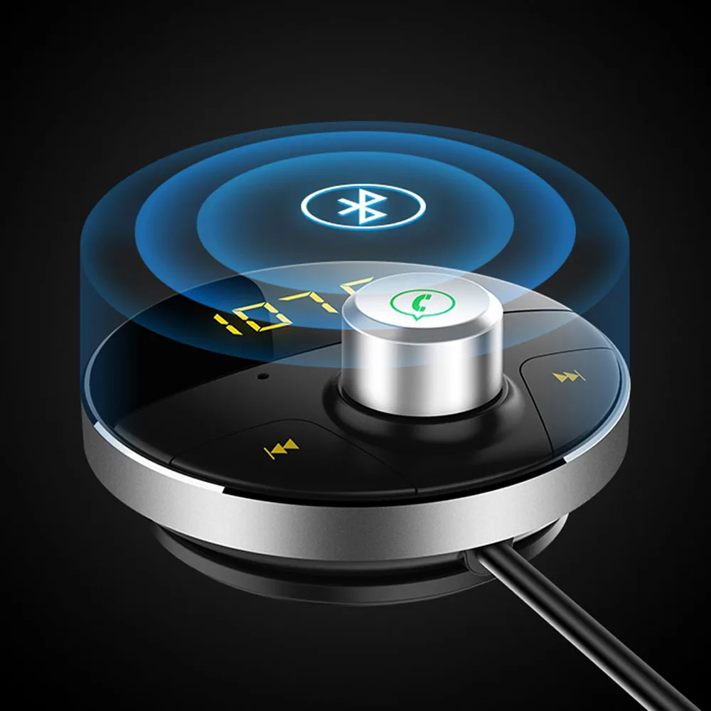 Беспроводной приемник AOSHIKE Bluetooth FM трансмиттер модулятор автомобильный комплект