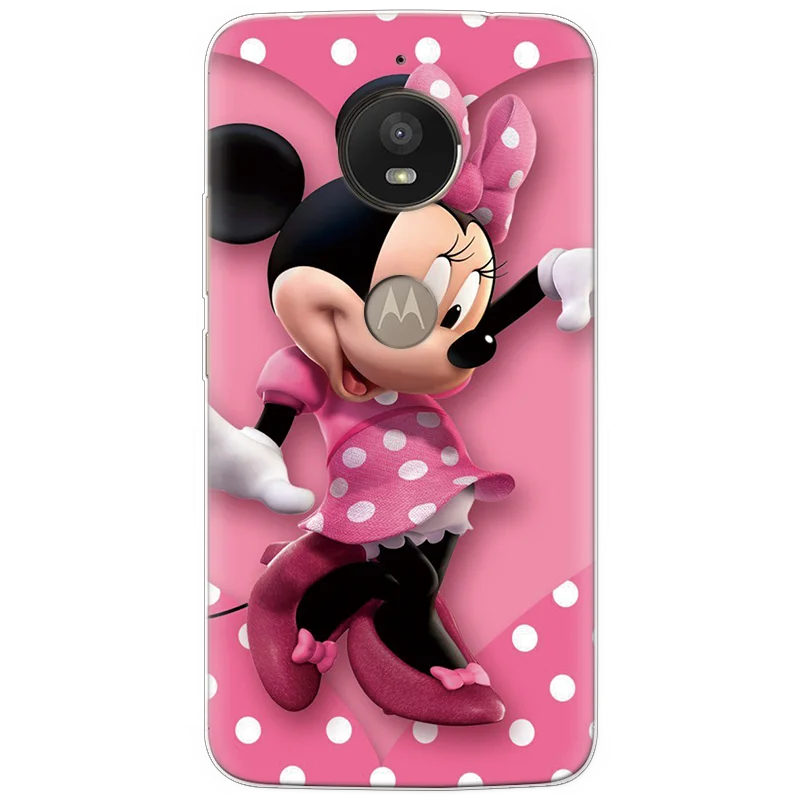 Милые Мультяшные Чехлы для Motorola Moto E5 C X4 Z Z2 Z3 G4 G6 Go E4 G5 G5S Play Plus G3 One Case Cover силиконовый чехол из ТПУ с принтом - Цвет: miniggx