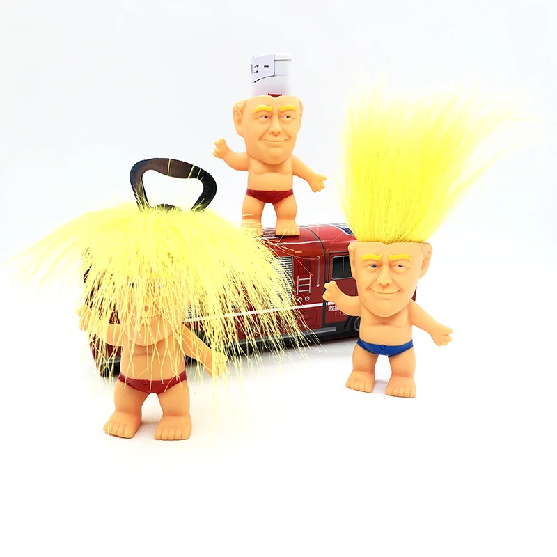 

Оптовая продажа, 2 шт., Прямая поставка с фабрики, 2019, голова Трампа, искусственные украшения, сувениры, подарок для детей