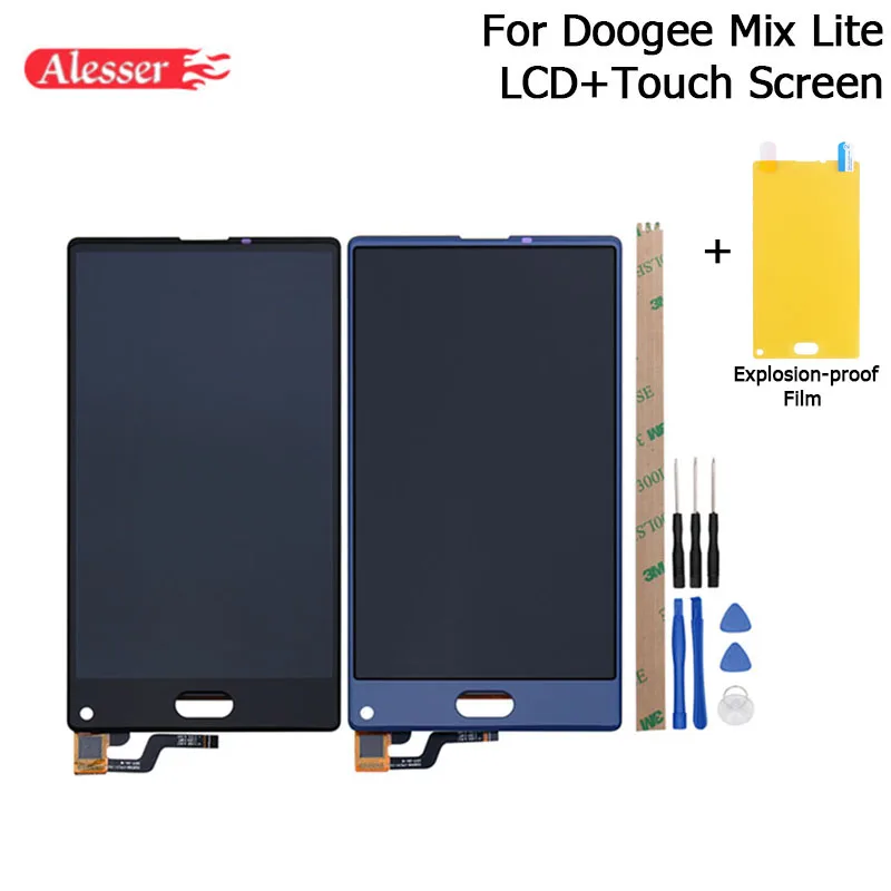 Alesser Для Doogee Mix Lite lcd дисплей и сенсорный экран 5,2 дюймов+ Инструменты+ пленка Для Doogee Mix Lite аксессуары для мобильных телефонов