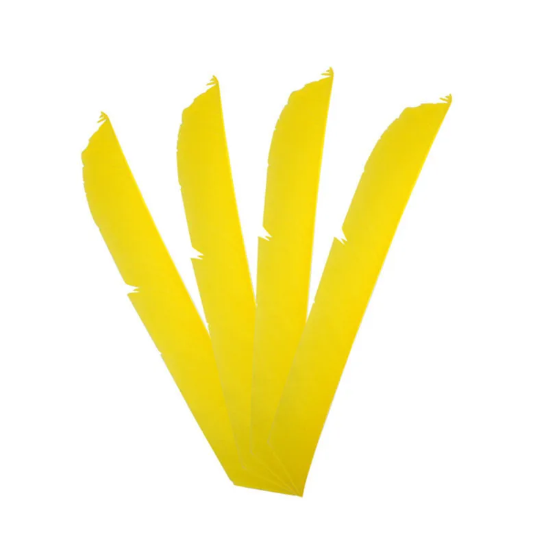 color 2 30pcs Turkey Arrow Feathers Full Length Irregular Feather Archery DIY Handmade Natural Fletching Left Wing Shooting Accessories - Цвет: color 2