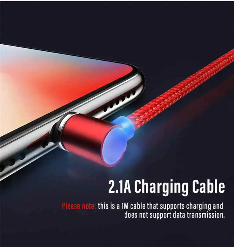 90 градусов Магнитный USB кабель для зарядки huawei usb type C 8 Pin кабель для передачи данных телефон магнит зарядное устройство для samsung Galaxy S10 S9 S8
