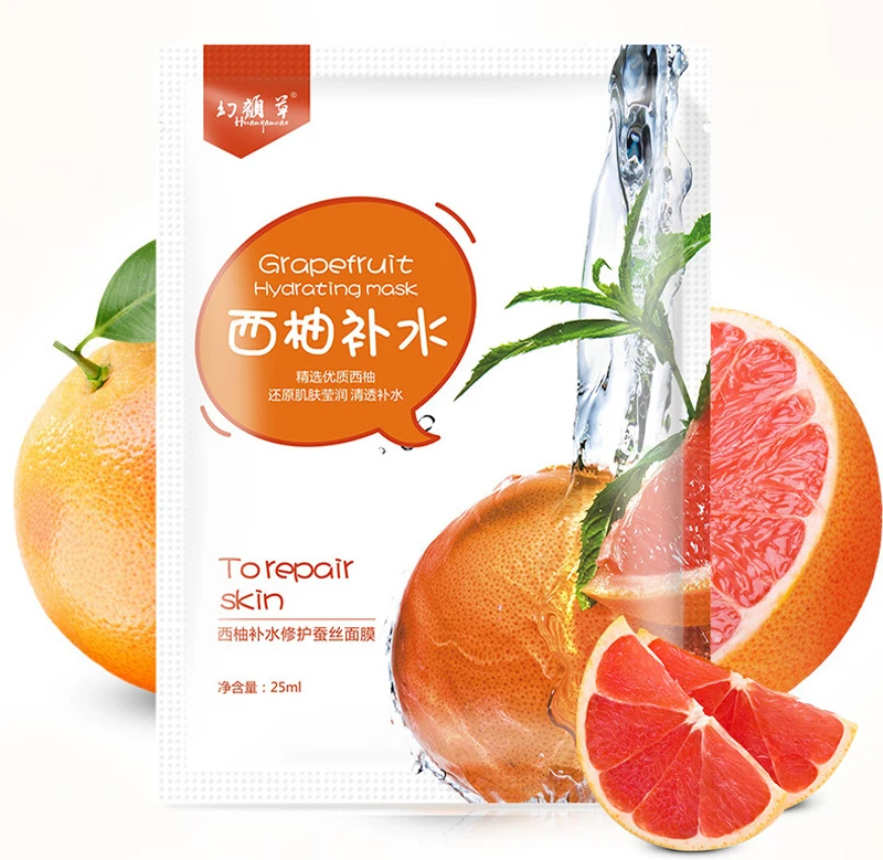 Уход за кожей маска для лица авокадо зеленый чай бамбук виноградный грейпфрут