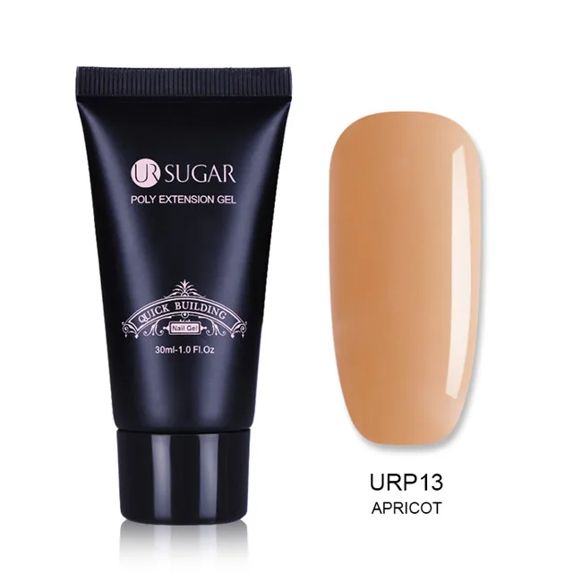 UR 13 Ur Sugar 30 мл быстростроительный гель для наращивания ногтей, акриловый полиуф-гель, прозрачный белый УФ-гель для наращивания ногтей, Гель-лак для выскальзывания - Цвет: UR 13
