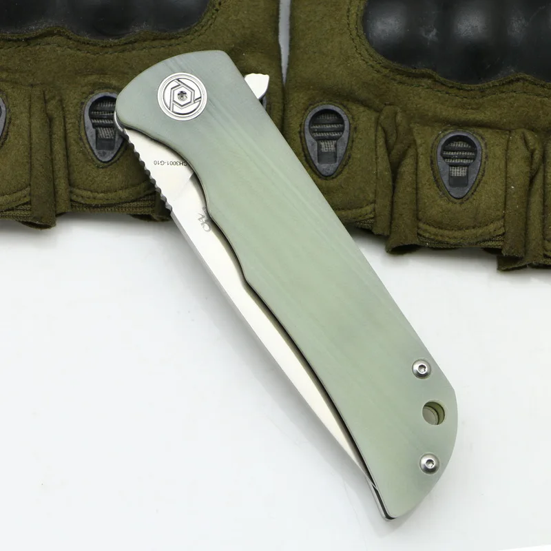 CH3001-R CH3001-G10, высокое качество, Флиппер, складной нож D2, лезвие G10, ручка, для кемпинга, охоты, pocke, фруктовые ножи, EDC, инструменты для выживания - Цвет: CH3001-R