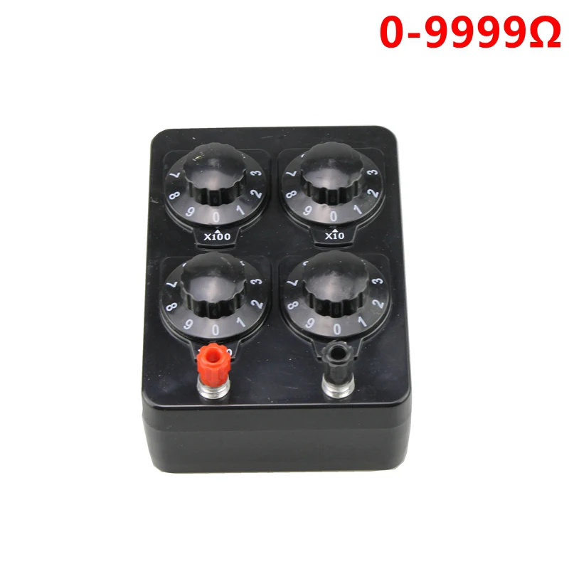 

Resistance Box Precision Variable Decade Resistor Resistance Box 0-9999 ohm Y