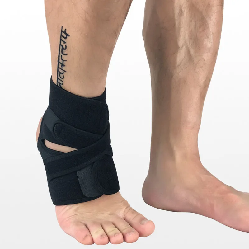 Восточные олени 2 шт Спортивная безопасность все черные лодыжки Поддержка