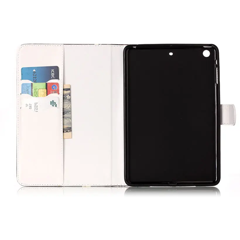 Модный цветочный чехол с мраморным рисунком для Apple iPad Mini 3 2 1 чехлы планшетов