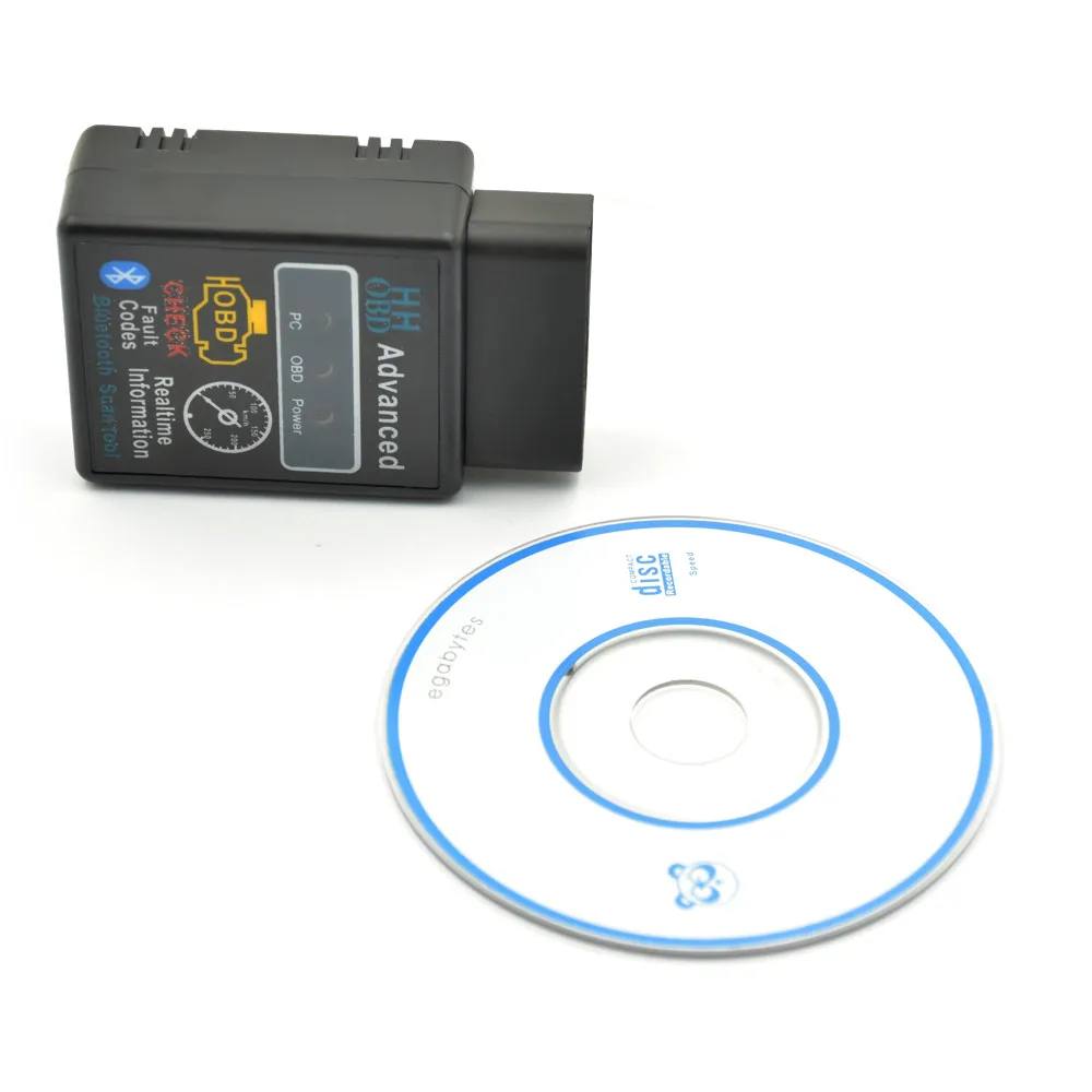 Диагностический сканер OBD2 Elm327 Bluetooth V1.5 супер-компактный автомобильный