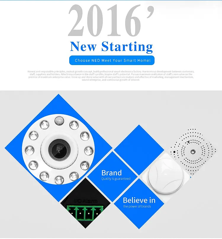 НЕО Coolcam nip-20ozx 720 P IP Камера сети Wi-Fi ИК Ночное видение CCTV видеонаблюдения cam, Поддержка iPhone, android