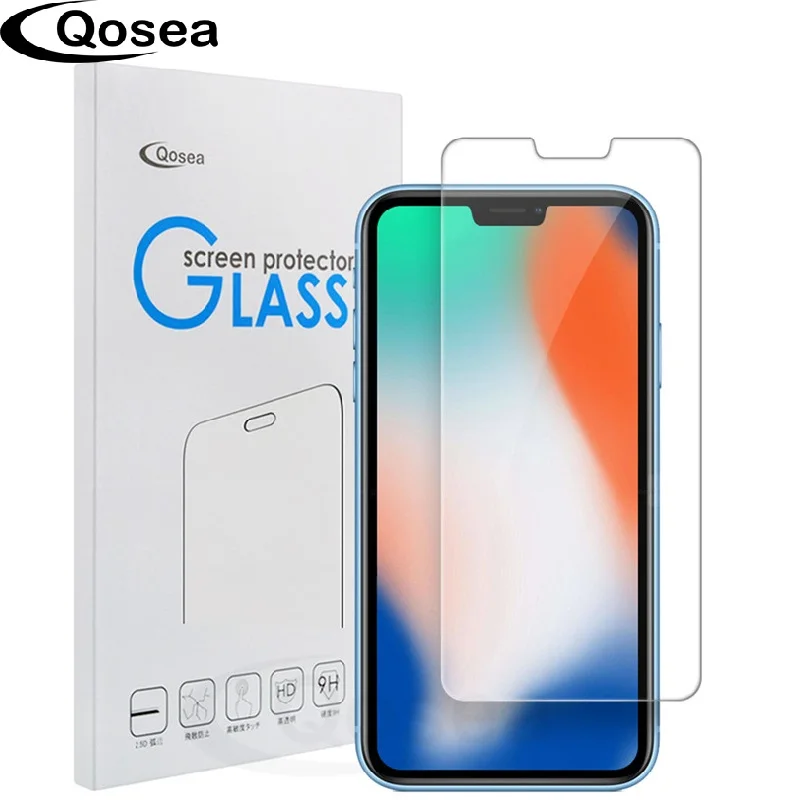 (2 шт) Телефон протектор экрана для iPhone XI XS MAX XR закаленное стекло ультратонкий 9 H