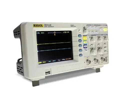 Осциллограф RIGOL DS1052E 500MSa/s 512 K Глубина памяти с USB 50 МГц цифровой осциллограф 2