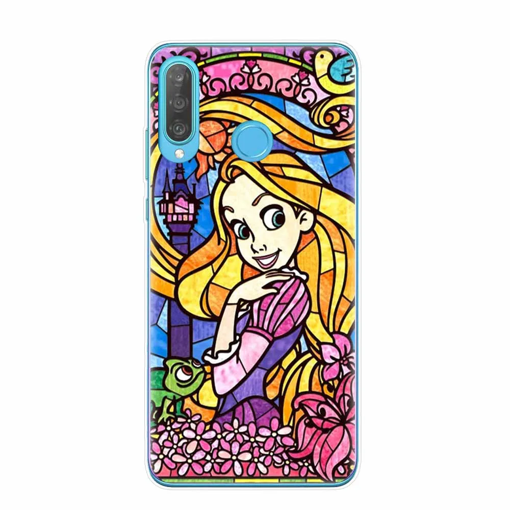 T6035 Чехол с рисунком русалки Минни Ститч для huawei Coque P30 P20 mate 20 Lite Pro P8 P9 P10 Lite Мягкий ТПУ чехол для телефона s - Цвет: T6035