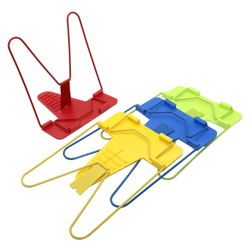 

1 Pc Portable Foldable Adjustable Bookend Stand Reading Book Stand Document Holder Base Reading Book Shelf Bookend Reading