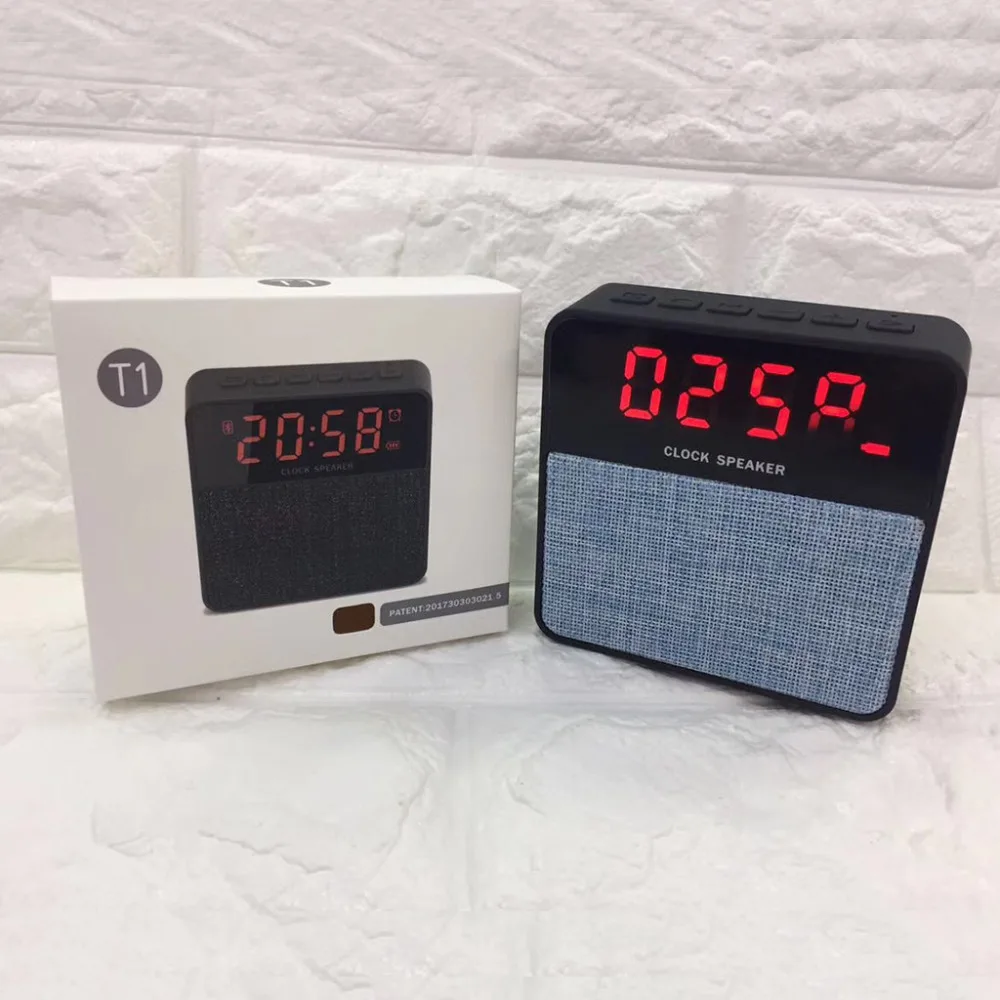 Новинка 2019 модный мини тренд эргономичный дизайн T1 тканевый будильник карта