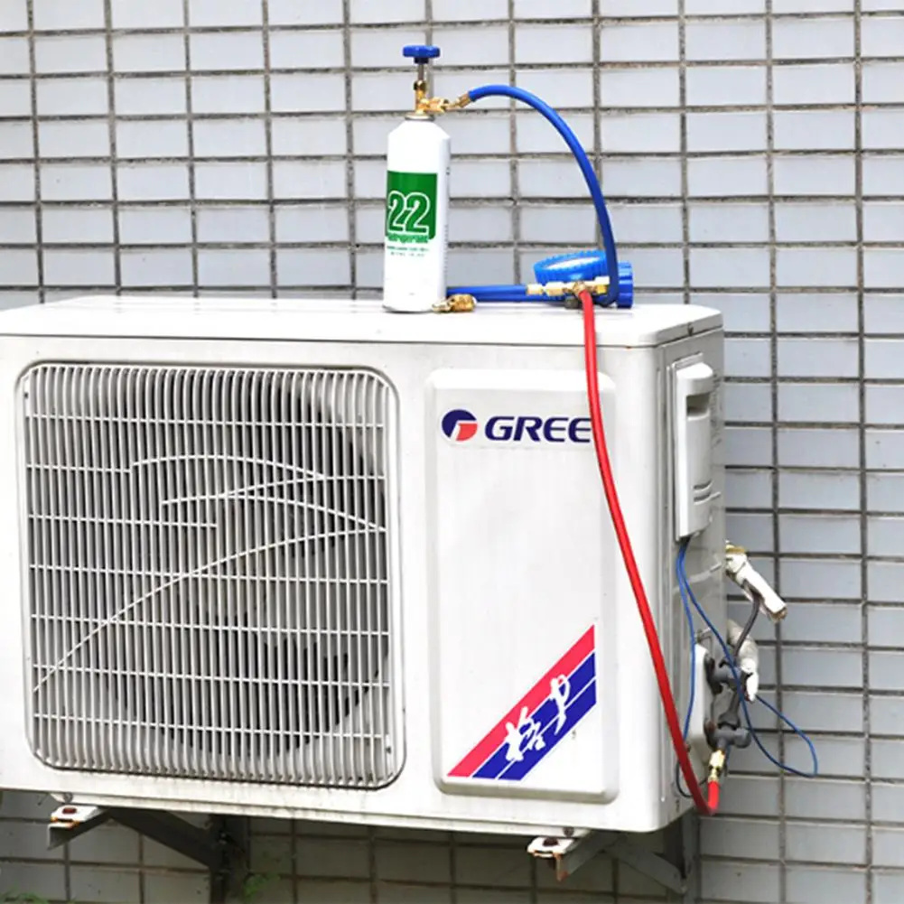 R22 R134A R410 R600 хладагент бытовой кондиционер фторид добавляющий набор инструментов