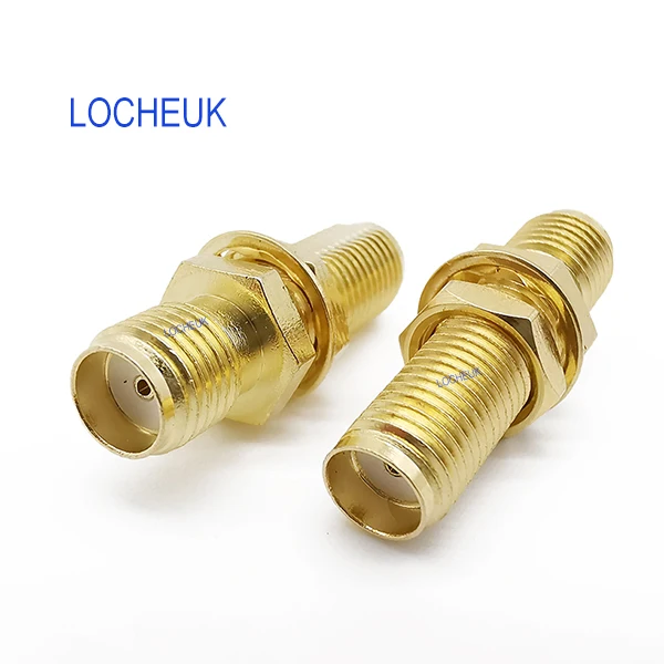 2pcs H 2 шт. разъем jack SMA разъем RP SMA гнездо адаптера Позолоченные RF коаксиальный Разъемы SMA женский мужской терминал - Цвет: 2pcs H