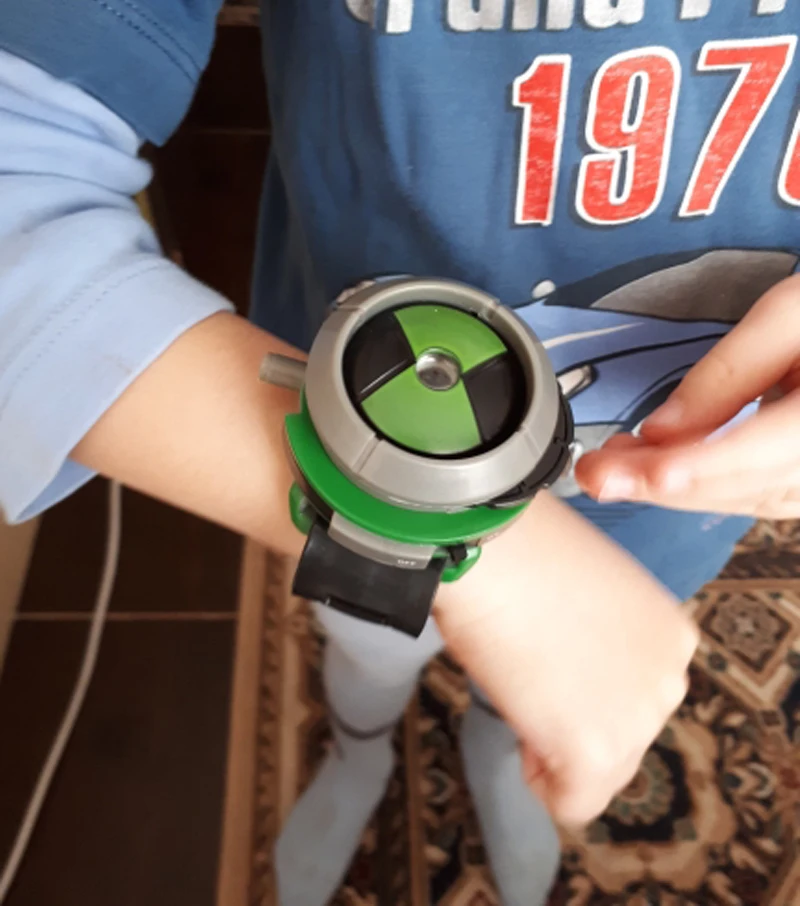 Ben 10 Ultimate часы Omnitrix стиль Япония проектор часы BAN DAI подлинные Ben10 часы игрушки для детей Для мальчиков и девочек