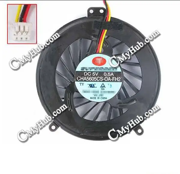 Новинка для Fujitsu Lifebook A530 AH530 AD000FH2 AD5605HX JD3 CWFH2A CHA5605CS 0A FH2 OA 5V 3Wire 3Pin Вентилятор