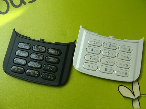 Черный/белый новый Ymitn мобильный телефон, корпус, чехол, клавиатуры для Nokia N86, бесплатная доставка