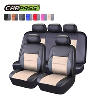 car pass universal car seat cover interior accessories airbag compatible automobile seat cover breathable fit most brand vehicle