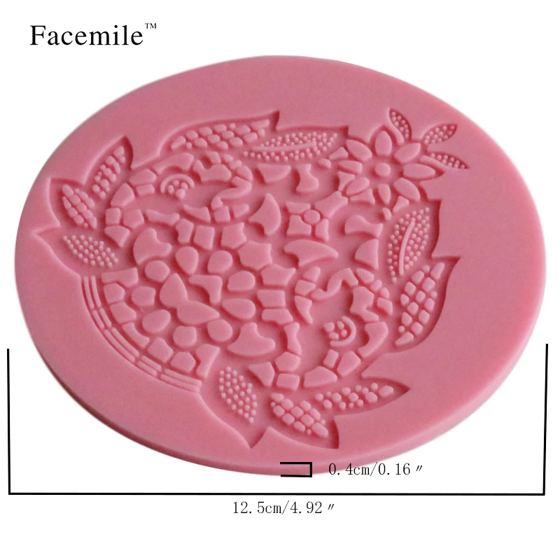 Новое поступление силиконовые кружевные 3D формы в виде корзины подарочные