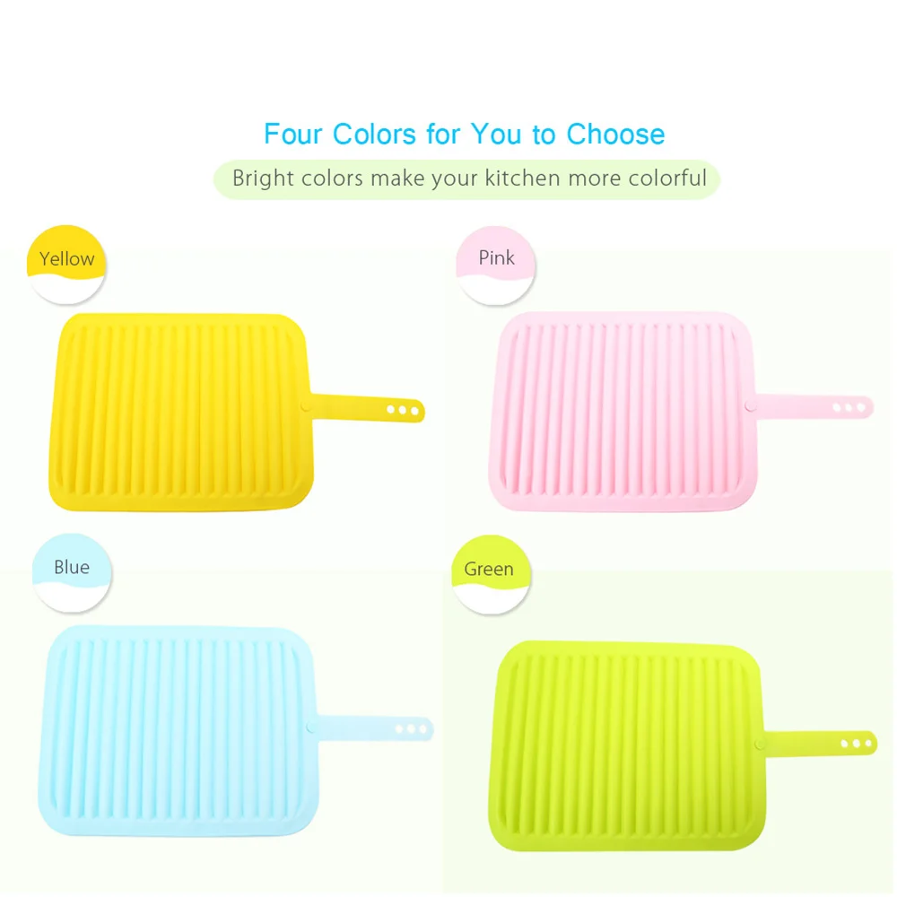 Multipurpose Silicone Foldable Non-slip Heat Resistant Waterproof Mat Desktop Decorations Accessories for Kitchen Placemat | Дом и сад