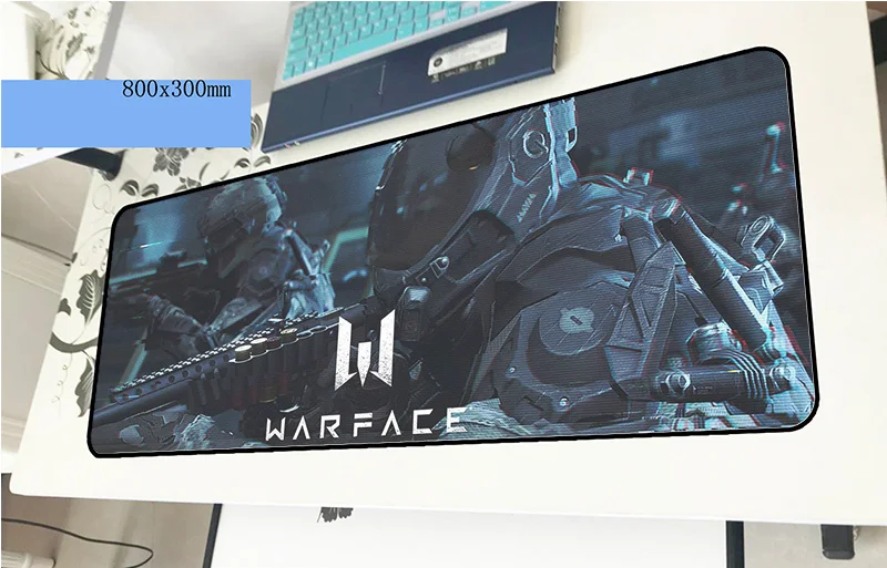 Warface коврик для мыши 80x30 см красивый игровой коврик для мыши большой геймерский коврик властный компьютерный стол padmouse клавиатура большие игровые коврики