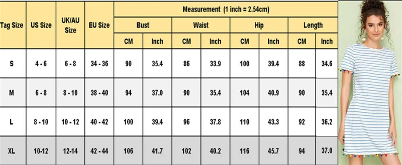 

New Fashion Women Summer Cotton Dress Striped Printed Female Tassel Style Casual Mini Dress Sundress