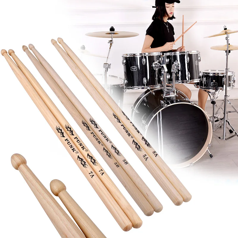 2 шт. Hickory американский классический 5A/5B/7A барабанные палочки деревянные наконечники инструменты FH99