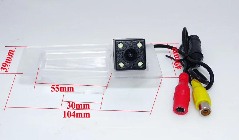 4 светодиодных лампы Φ wire + 800*480 lcd screen hd car rear monitor 5 дюймов для mazda 3 / axela|monitor 5|car