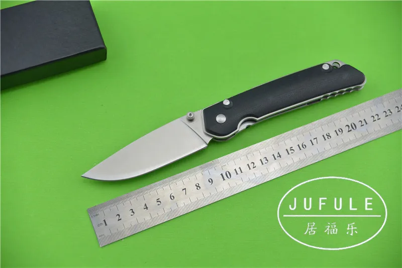 Jufule yidu 111 110 медведь логотип складной D2 Сталь лезвие G10 Ручка Открытый Отдых