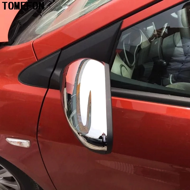 TOMEFON 2 шт. для Chevrolet New Sail 2015 2016 2017 2018 ABS хромированный чехол зеркала заднего вида 3