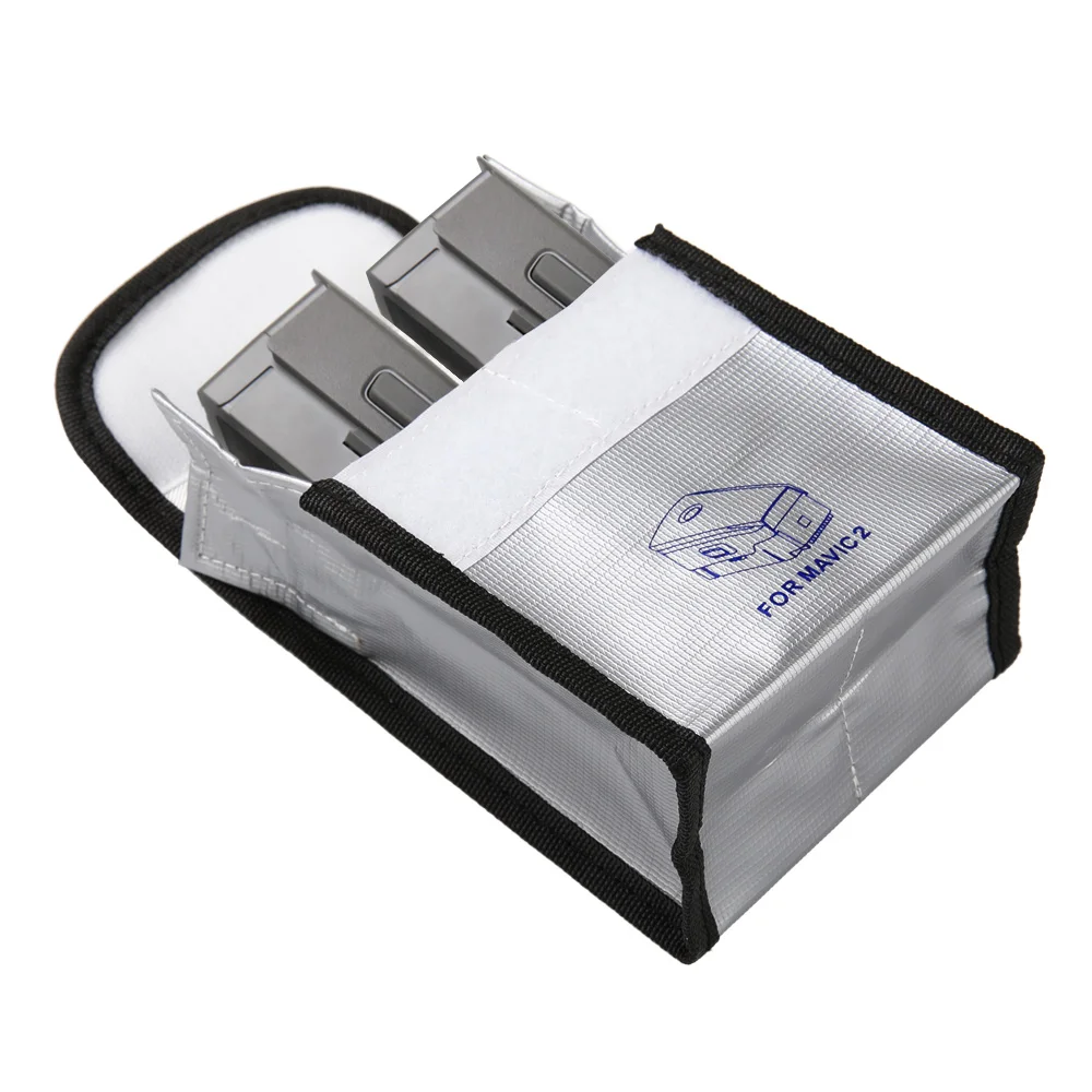 for 2 battery LiPo безопасный аккумулятор Защитная сумка для хранения для DJI Mavic 2 Pro/Mavic 2 Zoom батареи Аксессуары взрывозащищенный чехол - Цвет: for 2 battery