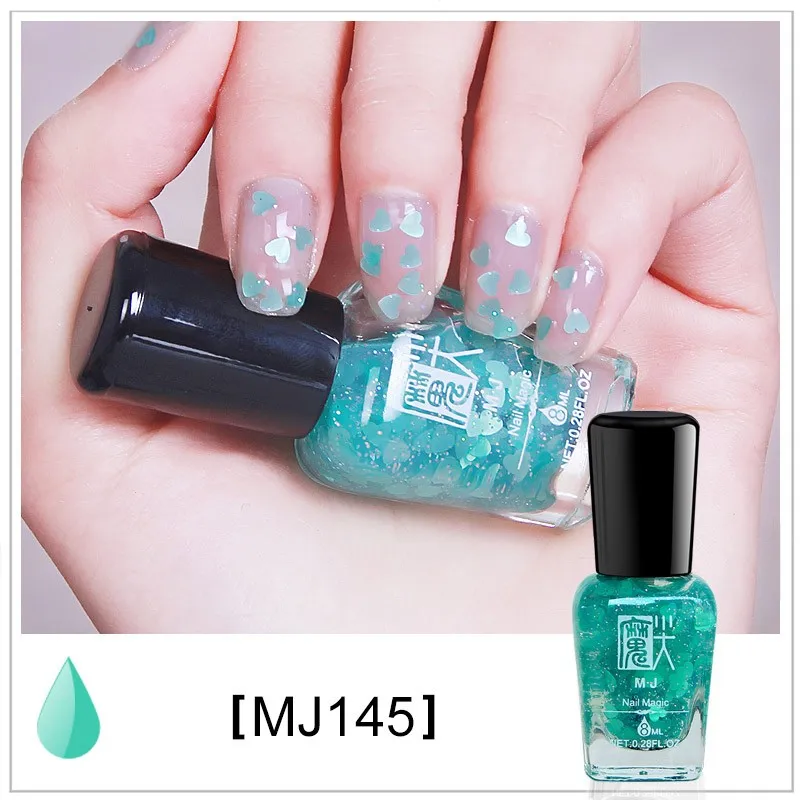 Модный Профессиональный лак для ногтей Vernis A Ongle Flower Heart Shining Esmaltes, Блестящий 3d Гель-лак для ногтей Nagellak